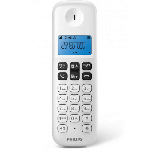 Telefono Philips D1611 Blanco